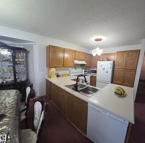 16815 91 Street, Edmonton, AB - Indoor Photo Showing Kitchen With Double Sink