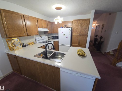 16815 91 Street, Edmonton, AB - Indoor Photo Showing Kitchen With Double Sink