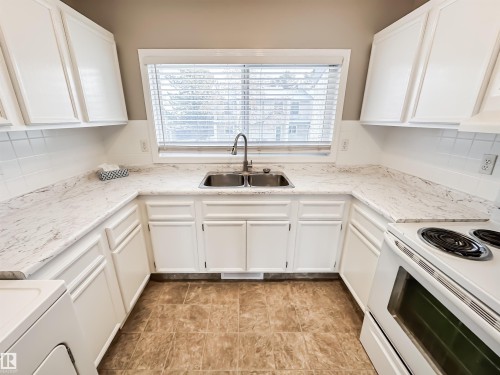 50 6220 172 Street, Edmonton, AB - Indoor Photo Showing Kitchen With Double Sink