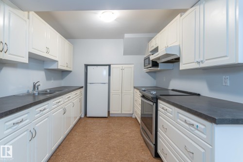 13524 66 Street, Edmonton, AB - Indoor Photo Showing Kitchen With Double Sink