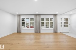 Empty room featuring light wood-style floors and recessed lighting - 