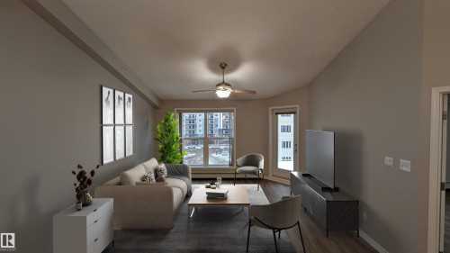 500 10311 111 Street Nw, Edmonton, AB - Indoor Photo Showing Living Room