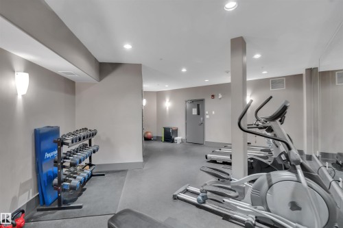 232 308 Ambleside Link, Edmonton, AB - Indoor Photo Showing Gym Room