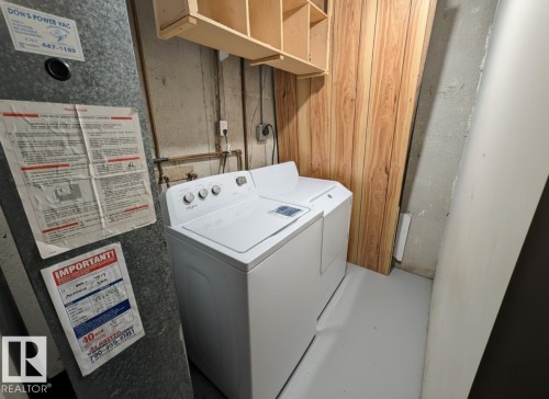 46 Mcleod Place, Edmonton, AB - Indoor Photo Showing Laundry Room