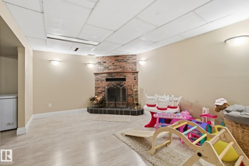 9904 171 Avenue Nw, Edmonton, AB - Indoor With Fireplace