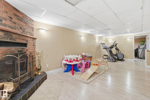 9904 171 Avenue Nw, Edmonton, AB - Indoor With Fireplace