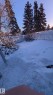 Yard covered in snow with a fenced backyard - 4 Amberly Crest, Edmonton, AB  - Outdoor With View 