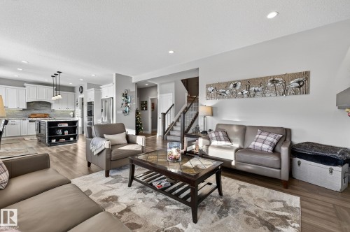 53 Dragonfly Point, Fort Saskatchewan, AB - Indoor Photo Showing Living Room