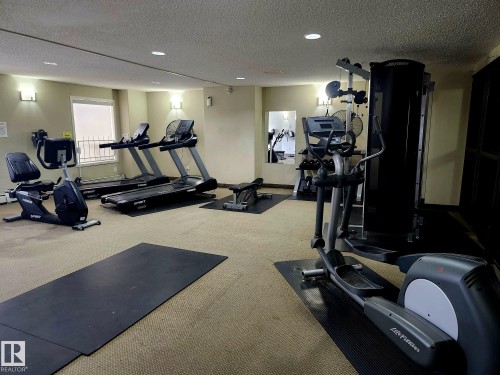2324 320 Clareview Station Drive, Edmonton, AB - Indoor Photo Showing Gym Room