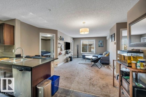 214 12045 22 Avenue, Edmonton, AB - Indoor Photo Showing Kitchen With Double Sink