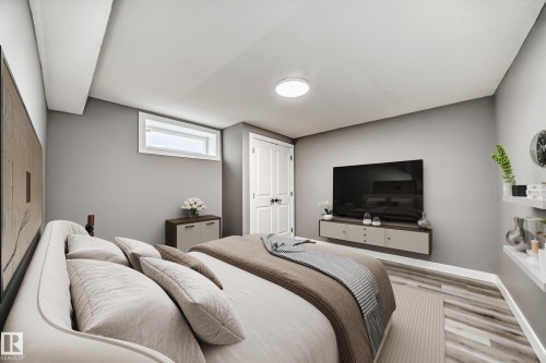 7011 135A Avenue, Edmonton, AB - Indoor Photo Showing Bedroom