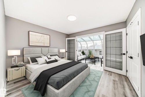 7011 135A Avenue, Edmonton, AB - Indoor Photo Showing Bedroom