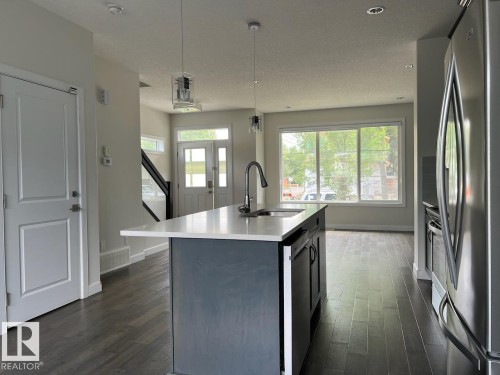 10574 62 Avenue, Edmonton, AB - Indoor Photo Showing Kitchen With Double Sink With Upgraded Kitchen