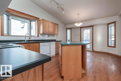 148 William Bell Drive, Leduc, AB - Indoor Photo Showing Kitchen With Double Sink