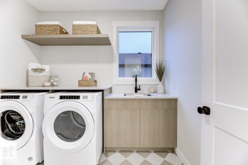 81 Jubilation Drive, St. Albert, AB - Indoor Photo Showing Laundry Room