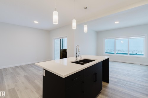 4118 67 Street, Beaumont, AB - Indoor Photo Showing Kitchen With Double Sink