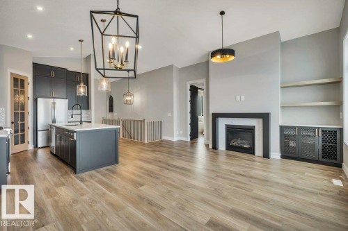 44 Eldridge Point(E), St. Albert, AB - Indoor With Fireplace