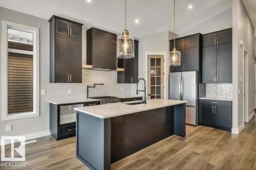 44 Eldridge Point(E), St. Albert, AB - Indoor Photo Showing Kitchen With Upgraded Kitchen