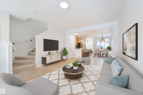 7 Cobblestone Gate, Spruce Grove, AB - Indoor Photo Showing Living Room