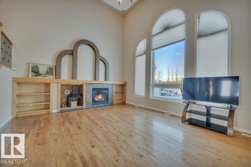 14816 16 Street Nw, Edmonton, AB - Indoor With Fireplace