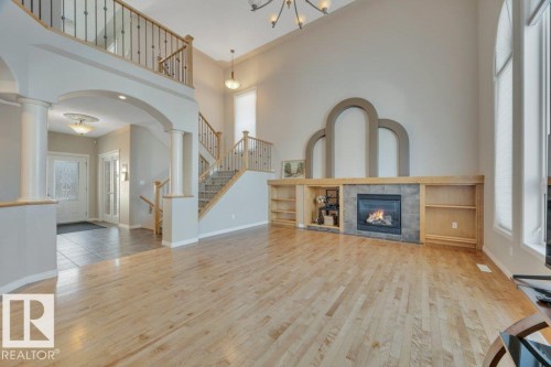 14816 16 Street Nw, Edmonton, AB - Indoor With Fireplace