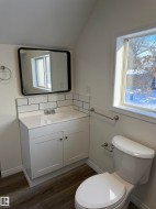 Main bathroom upstairs 4 pce has been updated with brand new fixtures All new flooring - 