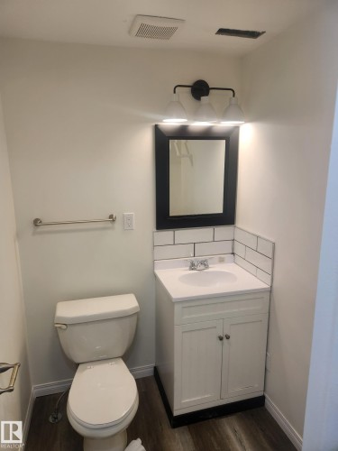 Brand new 2 pce bath main floor. - 4508 52 St., Wetaskiwin, AB - Indoor Photo Showing Bathroom