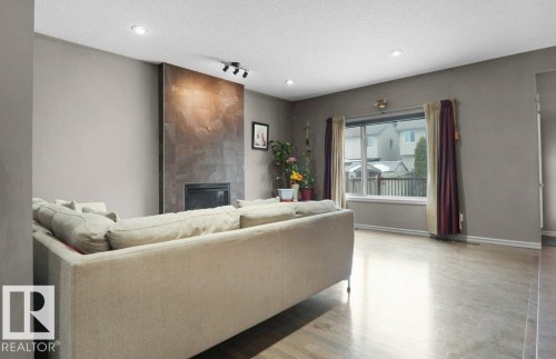 1533 36B Avenue, Edmonton, AB - Indoor With Fireplace