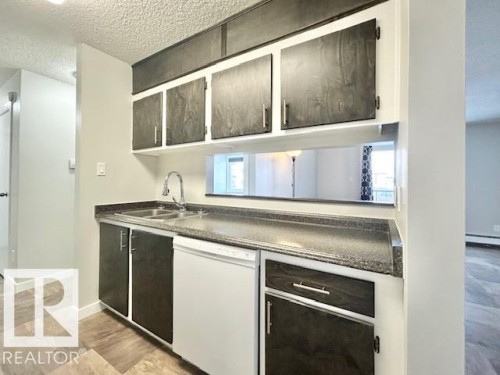 215 600 Kirkness Road, Edmonton, AB - Indoor Photo Showing Kitchen With Double Sink