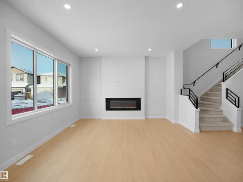 15180 28 Street, Edmonton, AB - Indoor With Fireplace