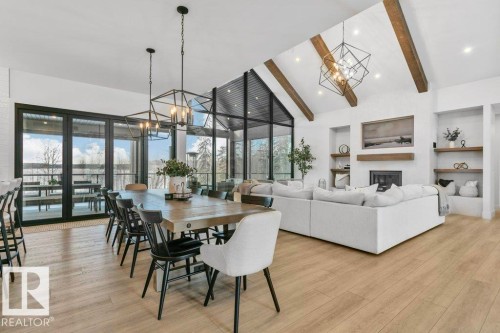 42 2307 Twp Road 522, Rural Parkland County, AB - Indoor Photo Showing Other Room With Fireplace