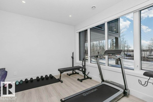 42 2307 Twp Road 522, Rural Parkland County, AB - Indoor Photo Showing Gym Room