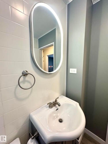 Half bath with a sink - 5140 52 Avenue, Ryley, AB - Indoor Photo Showing Bathroom