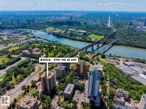 1004 9741 110 Street, Edmonton, AB - Outdoor With Body Of Water With View