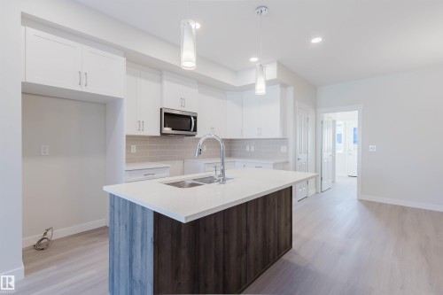 5412 69 Street, Beaumont, AB - Indoor Photo Showing Kitchen With Double Sink