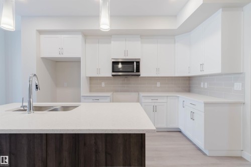 5412 69 Street, Beaumont, AB - Indoor Photo Showing Kitchen With Double Sink