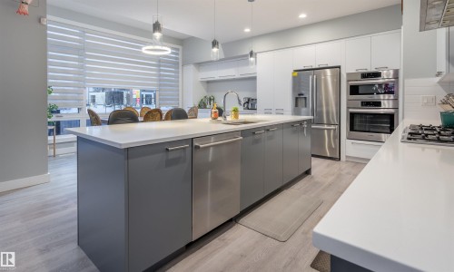 2118 Cavanagh Drive, Edmonton, AB - Indoor Photo Showing Kitchen With Upgraded Kitchen