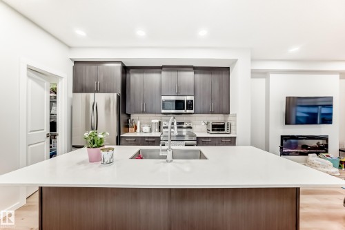 332 29 Street, Edmonton, AB - Indoor Photo Showing Kitchen With Upgraded Kitchen