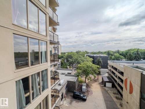 600 10149 Saskatchewan Drive, Edmonton, AB - Outdoor With Balcony With View