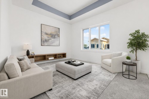 49 Eldridge Point, St. Albert, AB - Indoor Photo Showing Living Room