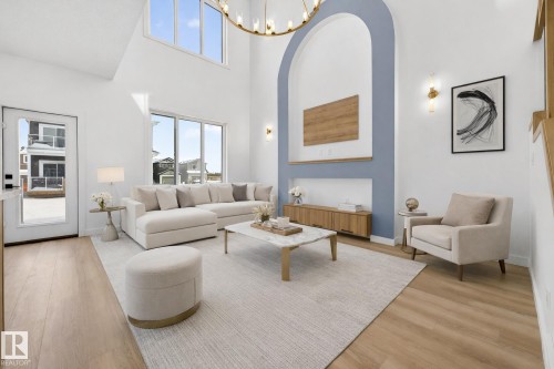 49 Eldridge Point, St. Albert, AB - Indoor Photo Showing Living Room