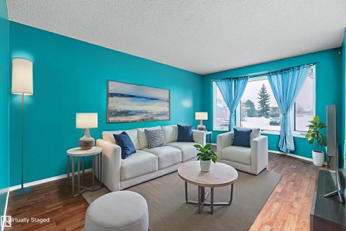 128 Warwick Crescent, Edmonton, AB - Indoor Photo Showing Living Room