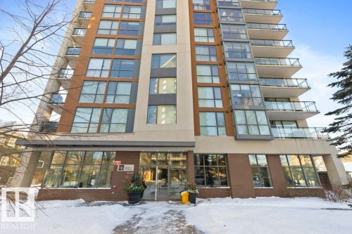 1104 10046 117 Street, Edmonton, AB - Outdoor With Balcony With Facade