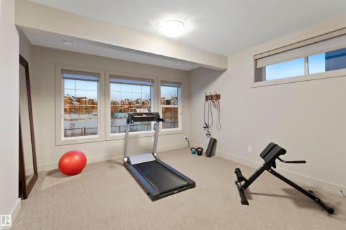 3925 Cherry Cove Cove, Edmonton, AB - Indoor Photo Showing Gym Room