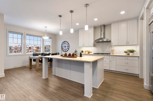 3925 Cherry Cove Cove, Edmonton, AB - Indoor Photo Showing Kitchen With Upgraded Kitchen