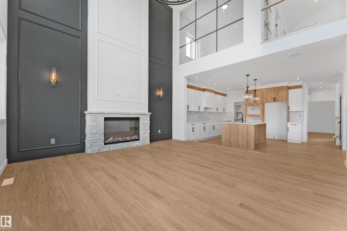57 Eldridge Point(E), St. Albert, AB - Indoor With Fireplace