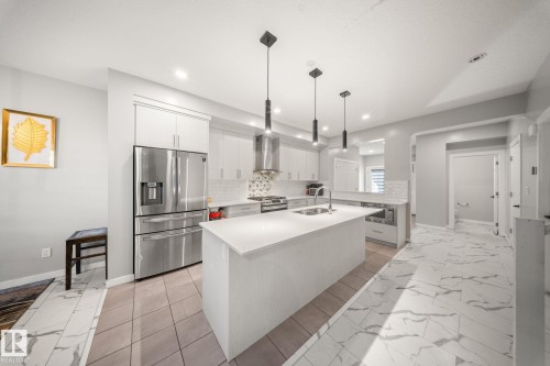3445 Checknita Terrace, Edmonton, AB - Indoor Photo Showing Kitchen With Upgraded Kitchen