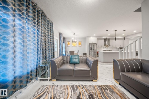 3445 Checknita Terrace, Edmonton, AB - Indoor Photo Showing Living Room