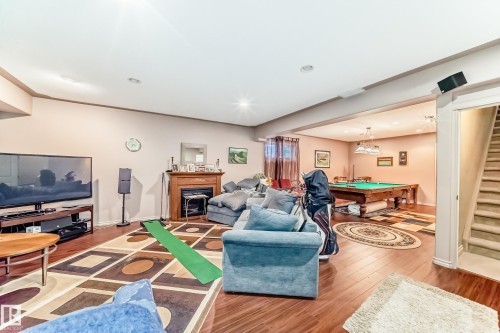 31 1407 Glastonbury Boulevard, Edmonton, AB - Indoor With Fireplace