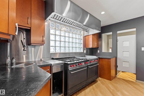 14403 83 Avenue, Edmonton, AB - Indoor Photo Showing Kitchen With Double Sink